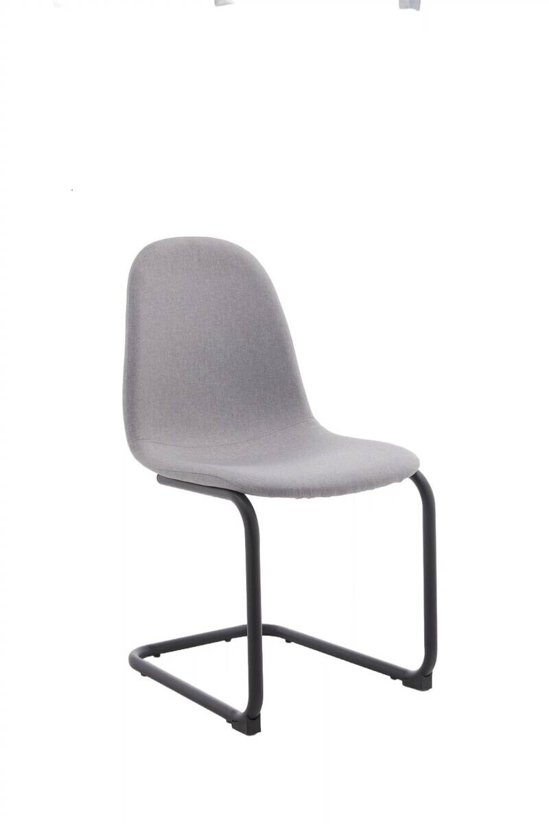 Schwingstuhl Leya grau Microfaser B/H/T: ca. 44x86x53 cm