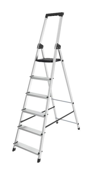 Haushaltsleiter Aluminium B/H/L: ca. 114,4x182x46,5 cm