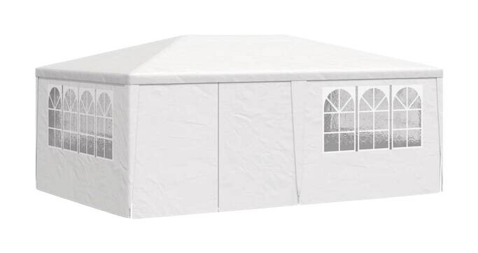 vidaXL Pavillon weiß Stahl B/H/L: ca. 600x270x400 cm