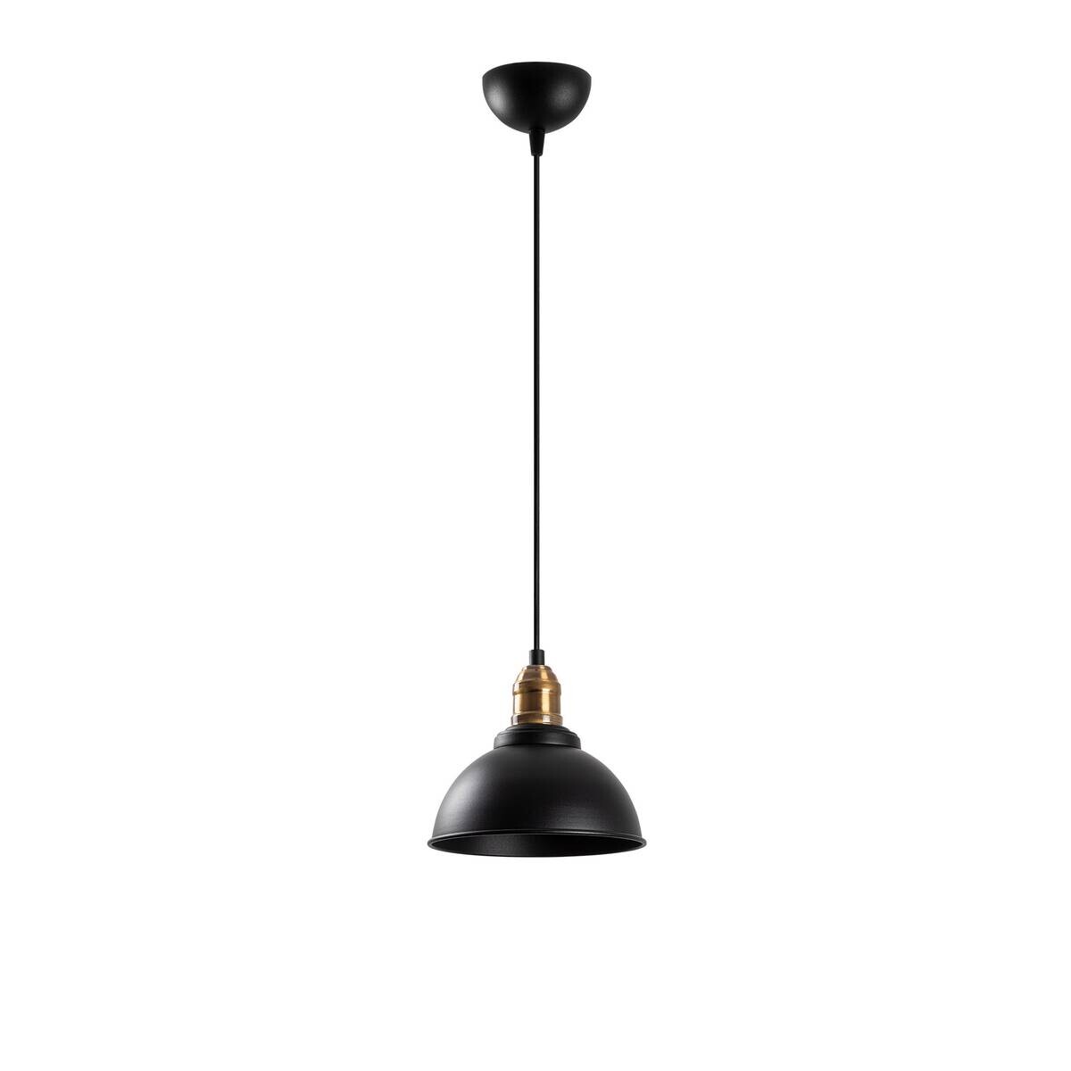 Opviq Pendelleuchte Varzan-10830 schwarz Metall B/H/T/L/D: ca. 21x116x21x21x21 cm E27 1 Brennstellen