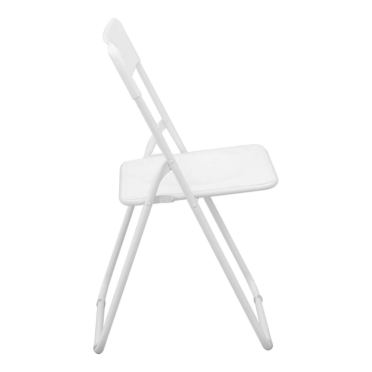 Klappstuhl Viva weiß Kunststoff B/H/T: ca. 48,5x80x46 cm