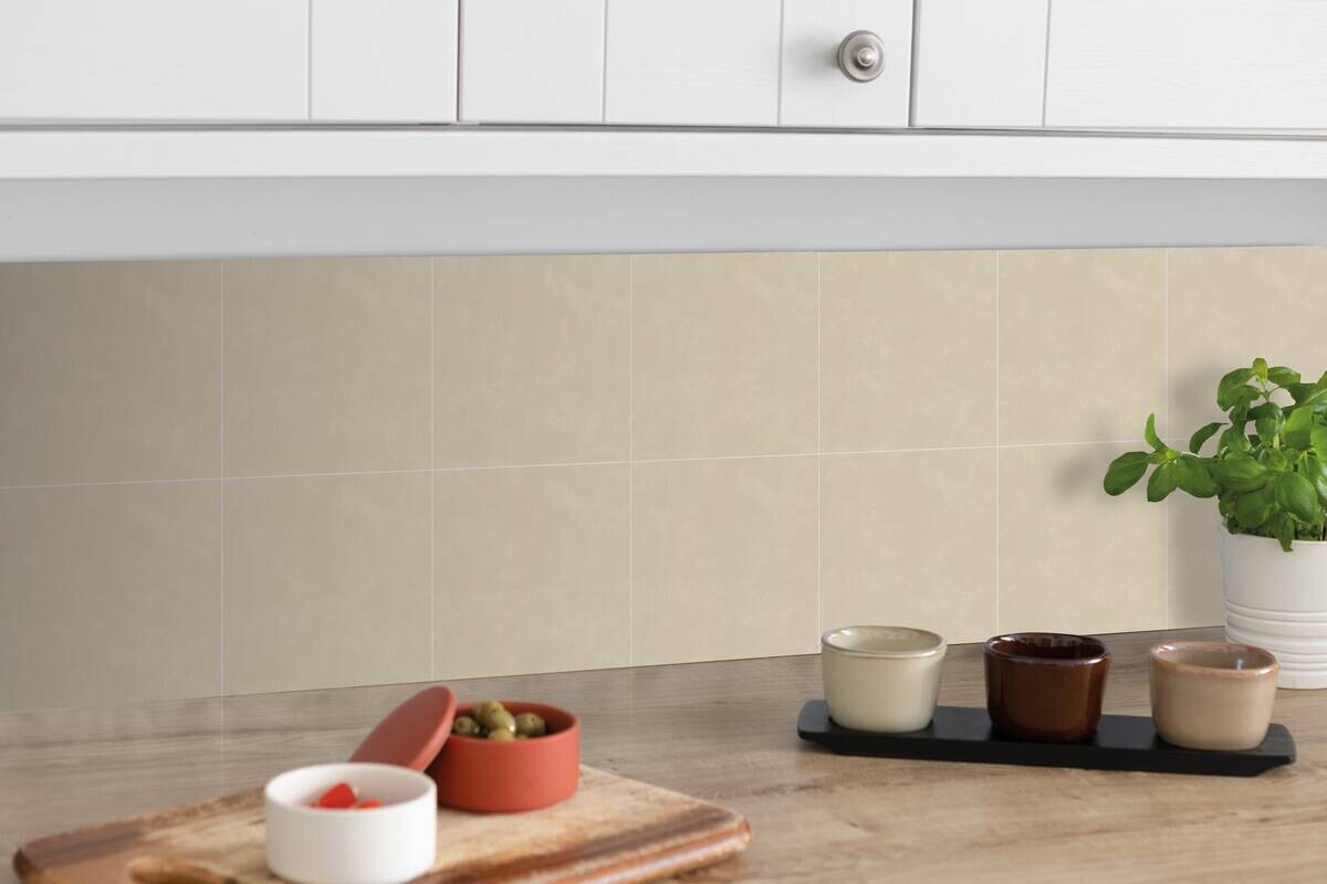 d-c-fix Wandfliese selbstklebend beige B/L: ca. 15,25x15,25 cm