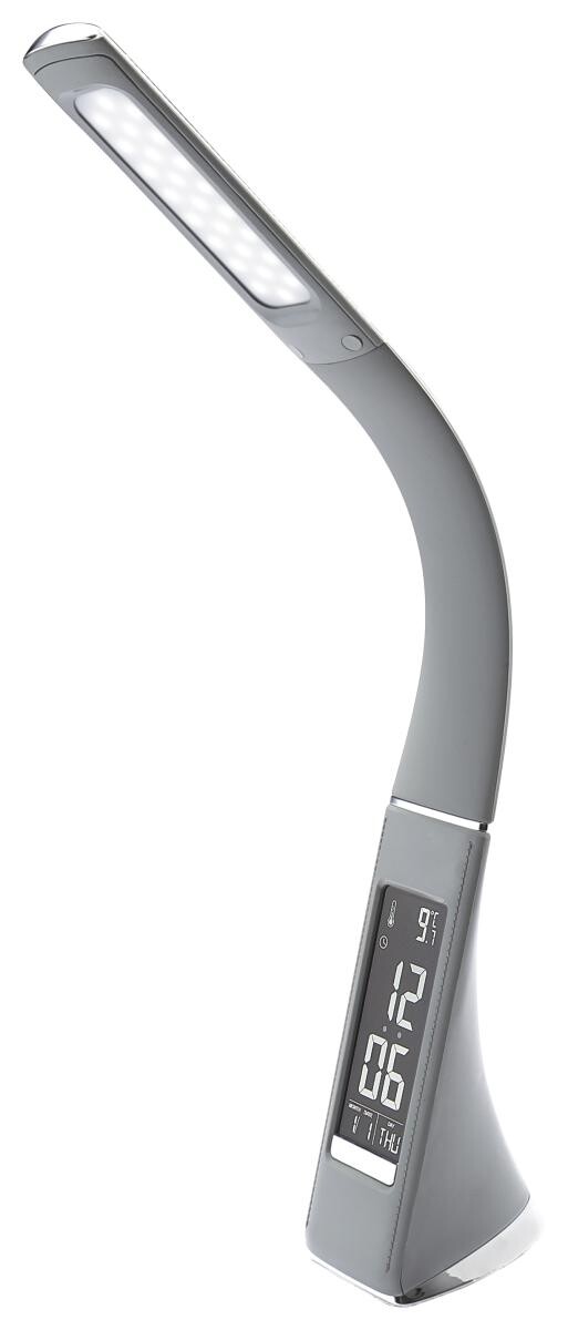 POCOline Schreibtischleuchte Elegance grau Kunststoff H: ca. 49 cm