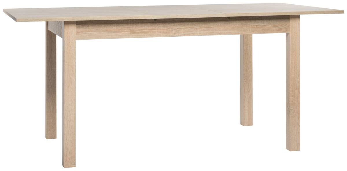 Esstisch Coburg Eiche Sonoma Optik schwarz B/H/T: ca. 140x77x80 cm