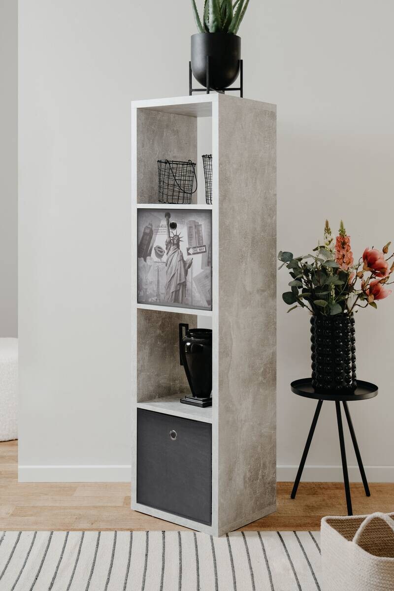 Raumteiler Max Beton Optik B/H/T: ca. 38x141x33 cm