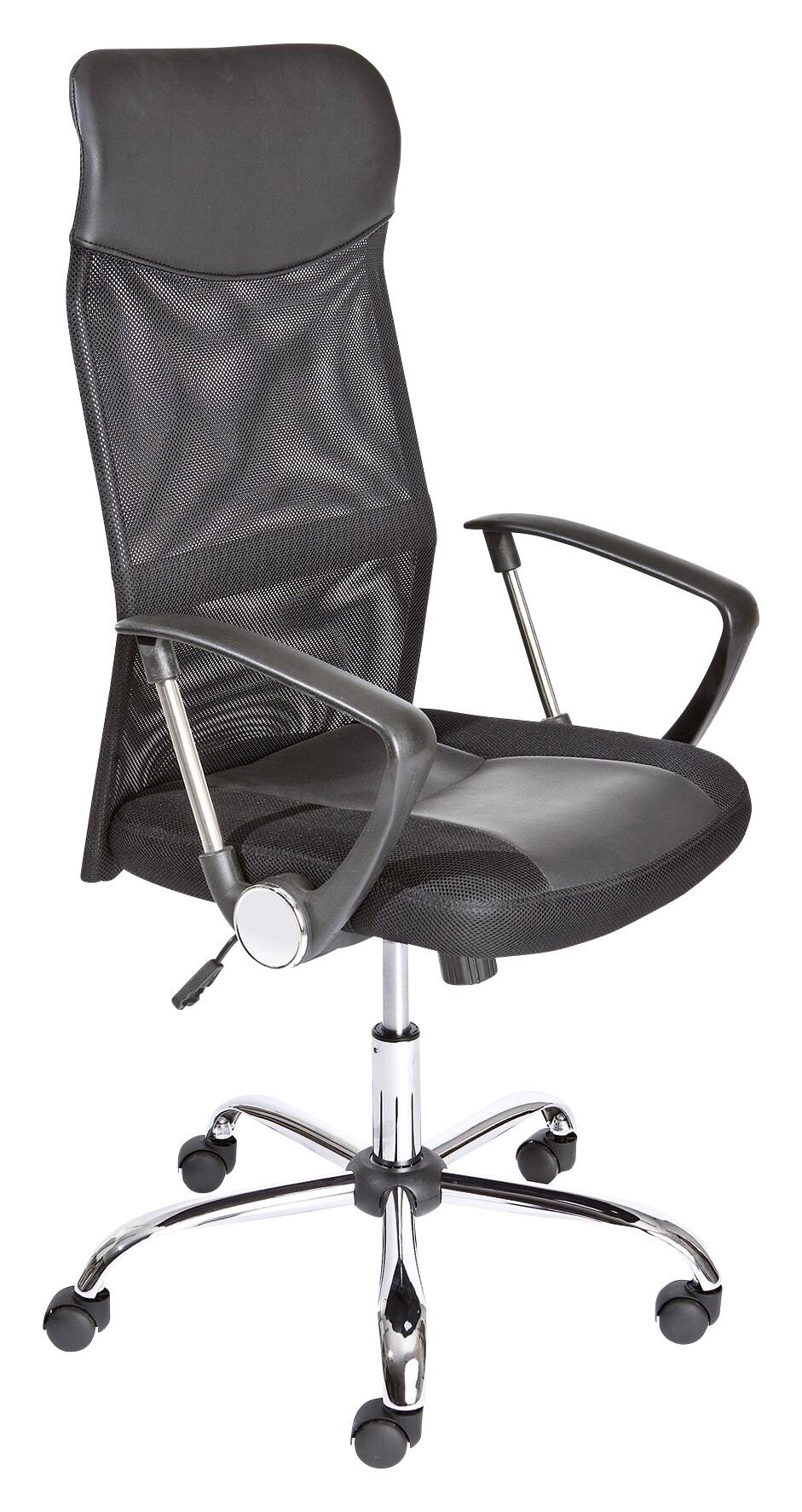 Drehstuhl Torino schwarz Kunstleder