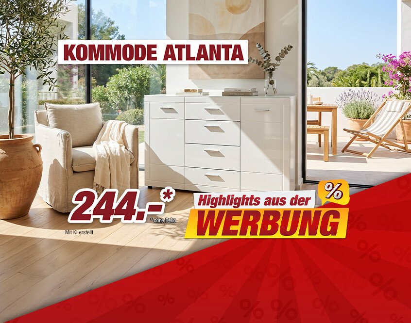 Unsere Werbe Highlights - Kommode Atlanta