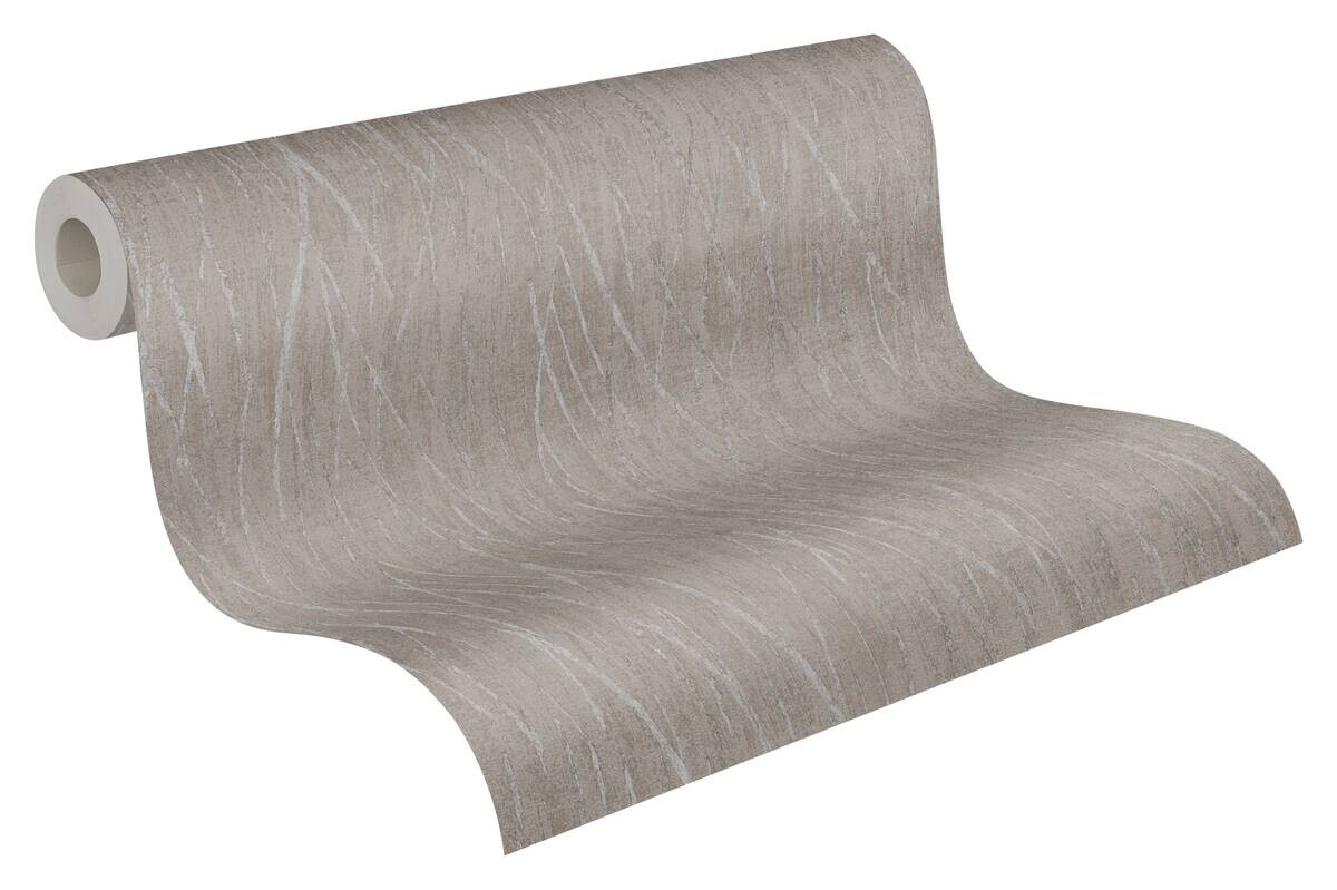 A.S.Creation Vliestapete grau silber B/H/D: ca. 53x1005x8,8 cm