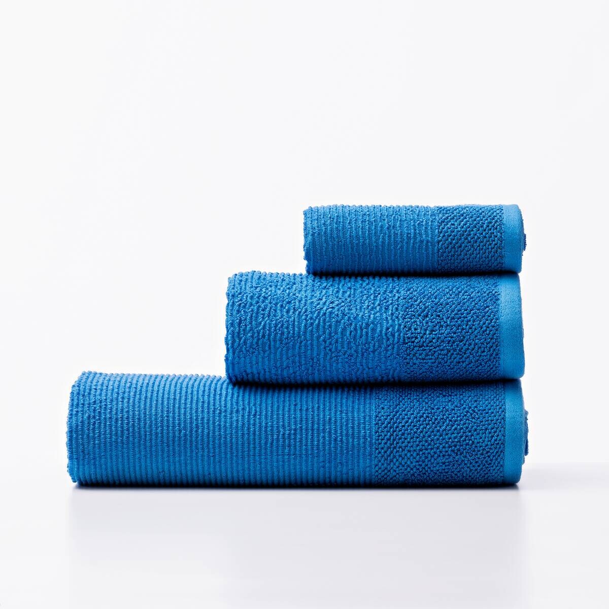 BENETTON Frottier-Set RAINBOW blau Baumwolle