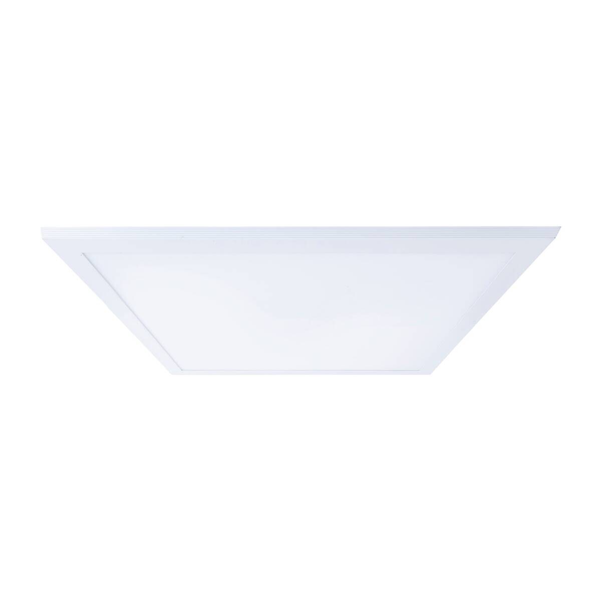 Näve Leuchten LED-Deckenpanel weiß Metall Kunststoff B/H/T: ca. 59,5x6x59,5 cm