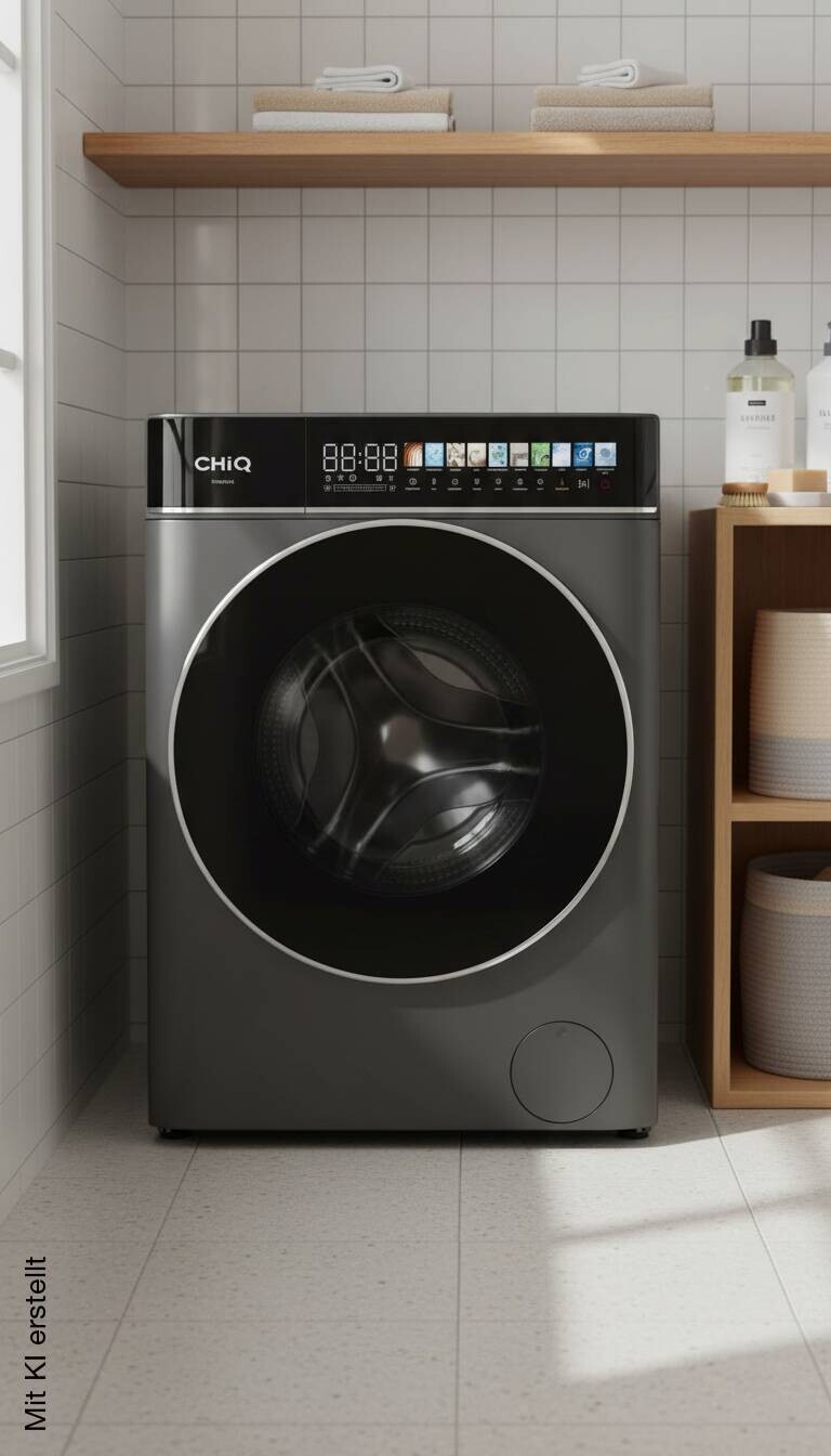 CHiQ Waschmaschine PW86581G grau B/H/T: ca. 60x85x52 cm ca. 8 kg