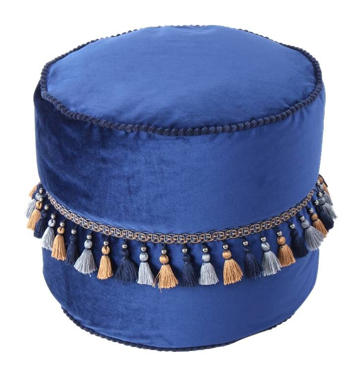 360 Living Hocker Taj Mahal 200 blau H/D: ca. 38x45 cm