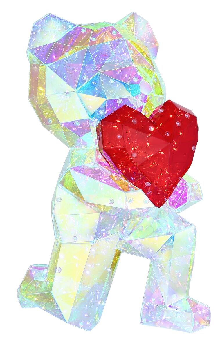 GLOBO LED-Tischleuchte BRONDAR klar Kunststoff B/H/T: ca. 22x41x27 cm 1 Brennstellen