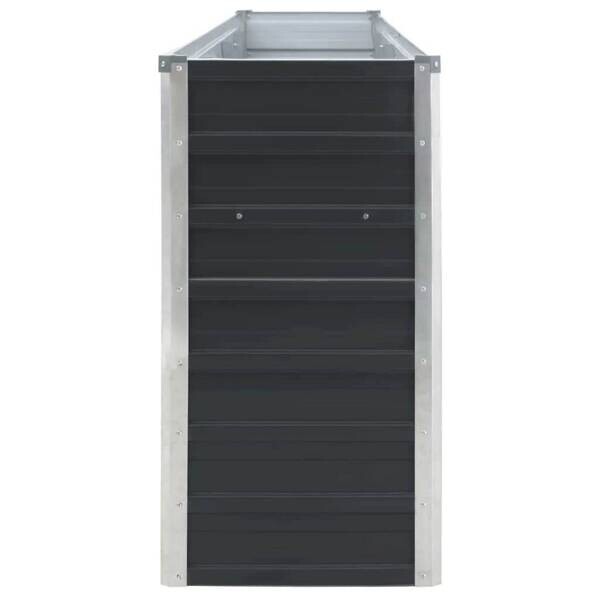 Hochbeet anthrazit Metall B/H/L: ca. 40x77x320 cm