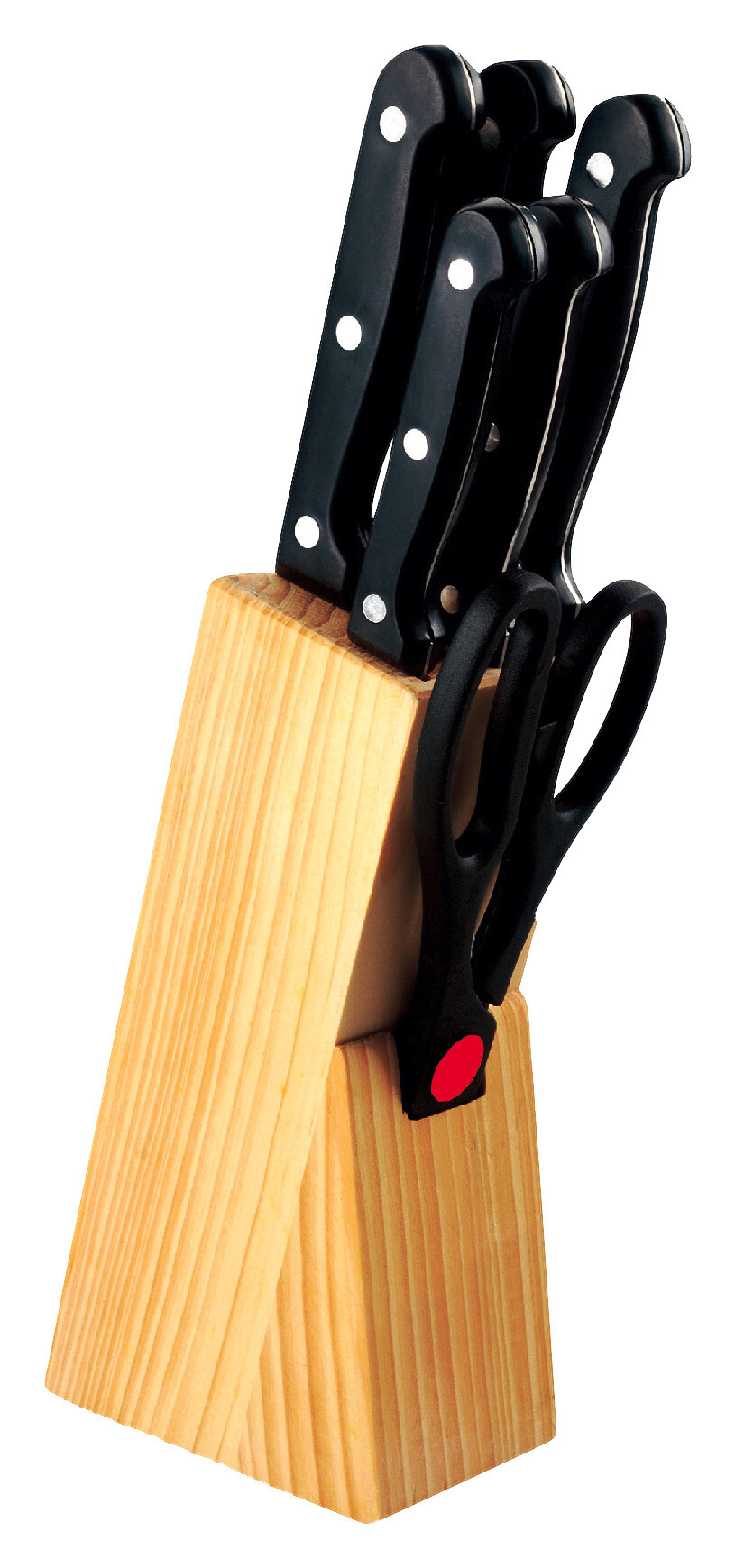 MICHELINO Messerset natur Kiefer 7 tlg
