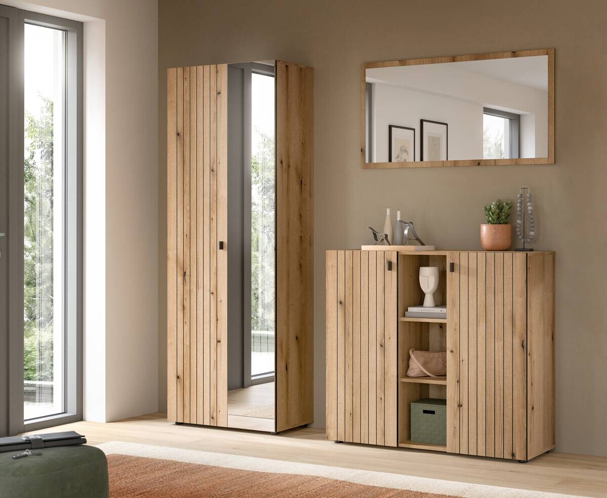 Garderobenset STATION Evoke Oak Nachbildung B/H/T: ca. 191x192x37 cm