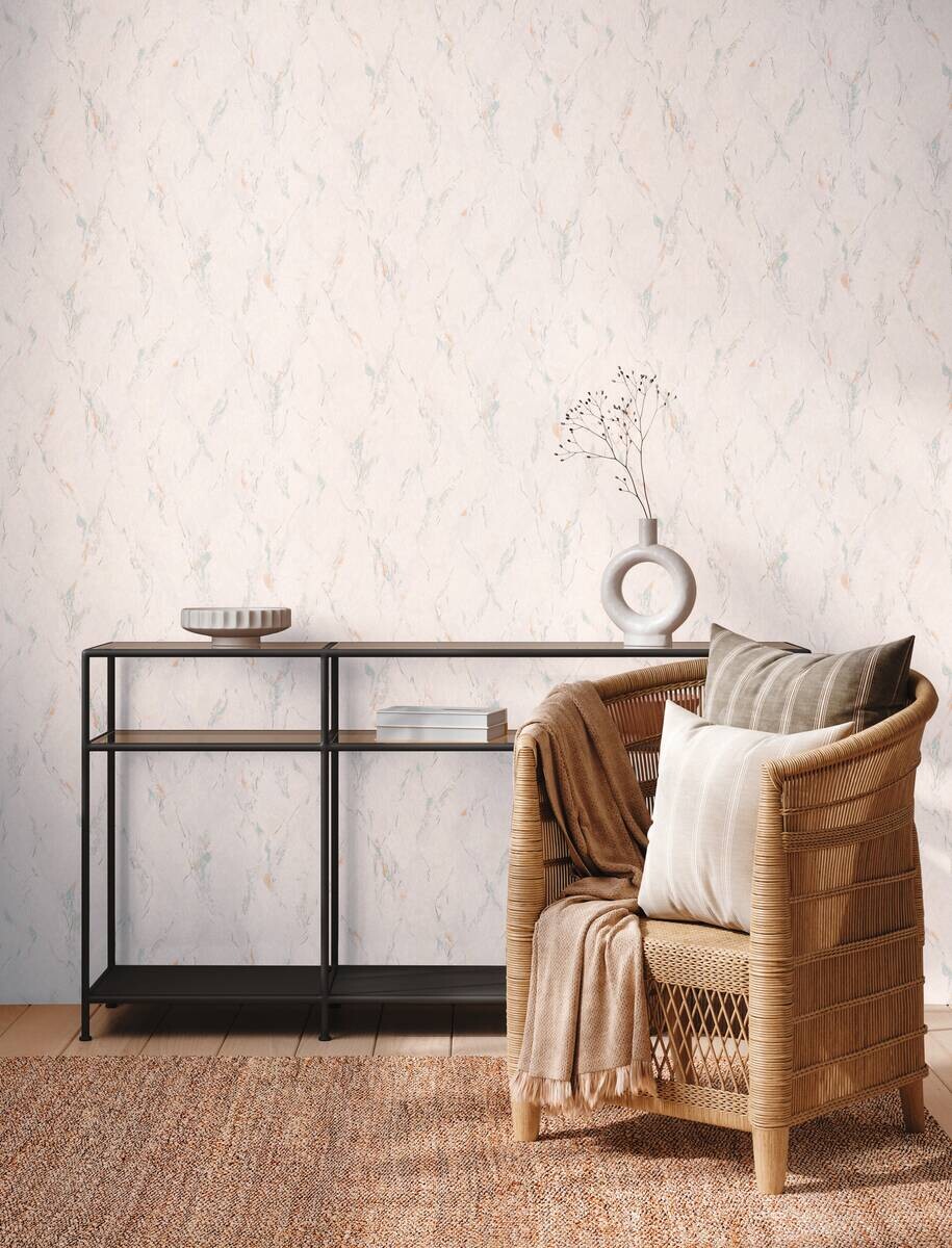 A.S.Creation Papiertapete creme B/H/D: ca. 53x1005x9 cm