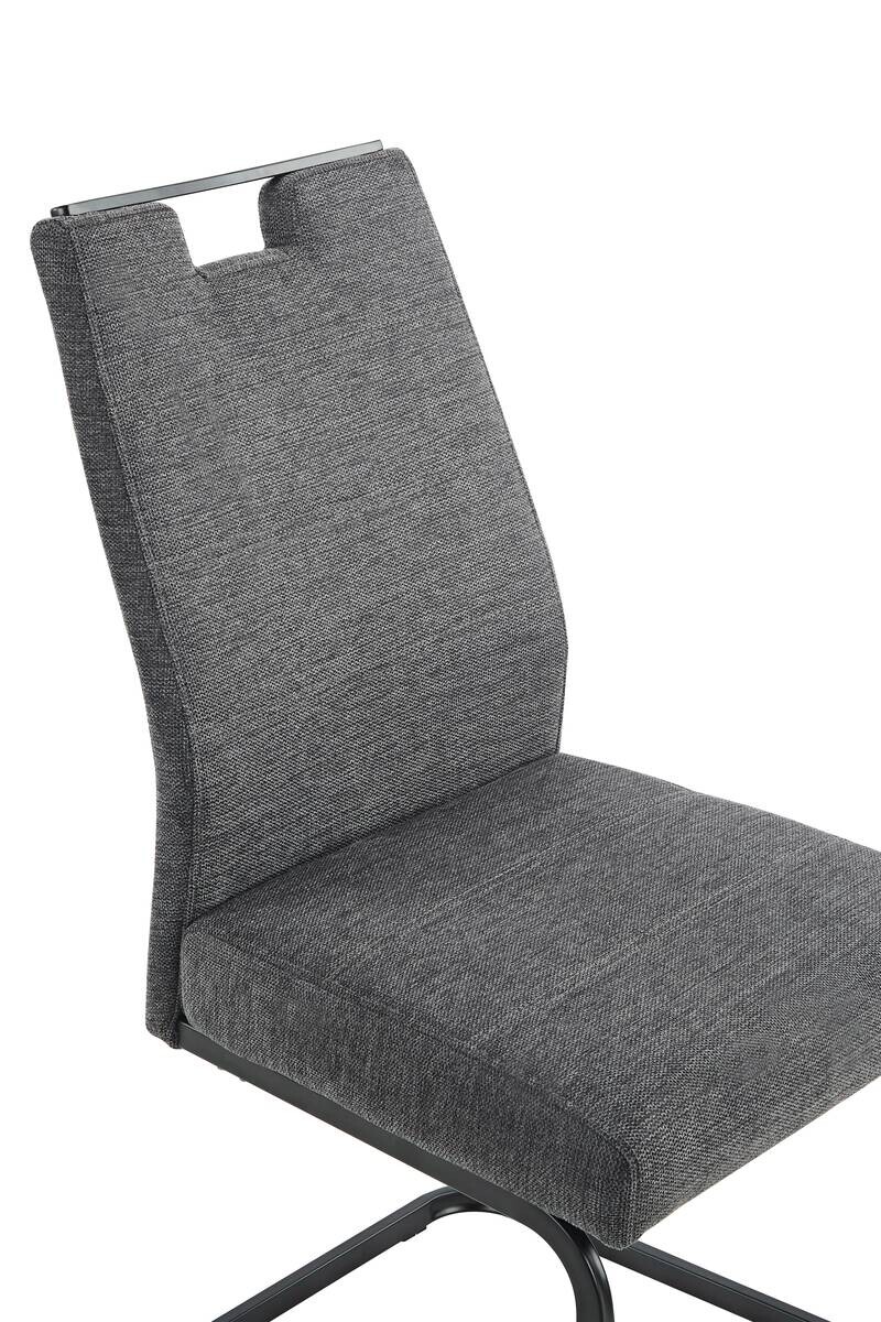 Schwingstuhl Kerstin II anthrazit Webstoff B/H/T: ca. 47x100x65 cm