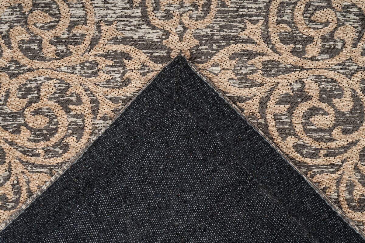 Kayoom Flachflorteppich Davis 125 beige B/H/L: ca. 160x1,2x230 cm