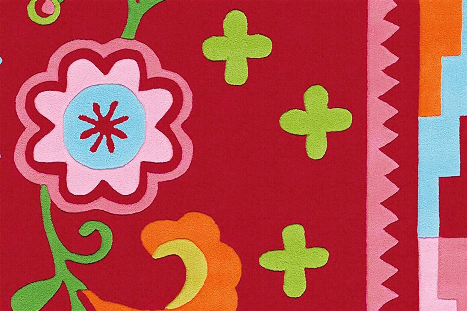 Arte Espina Kurzflorteppich Sam 4144 rosa B/L: ca. 140x200 cm