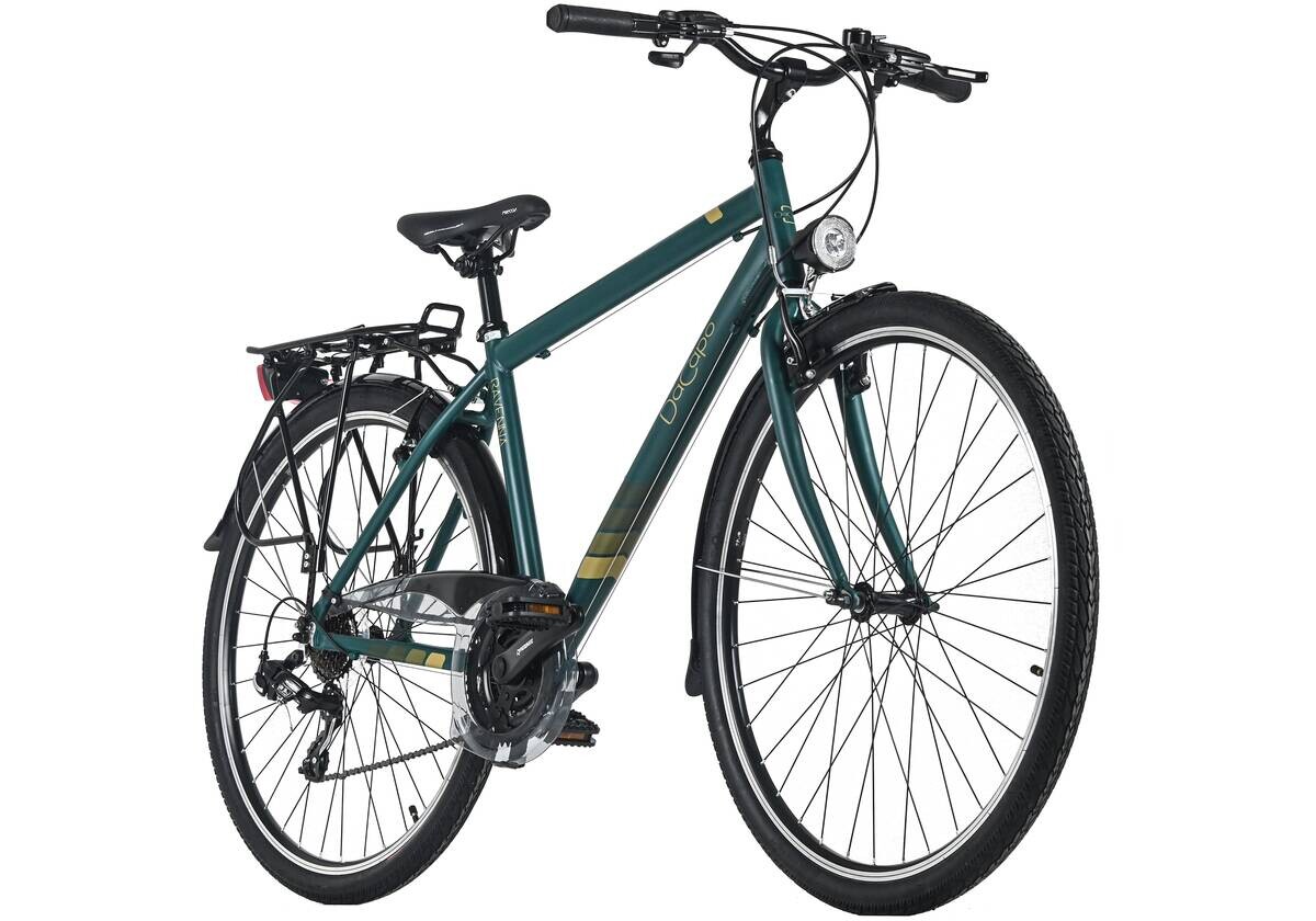 DaCapo Trekking-Bike Ravenna 50 28 Zoll Rahmenhöhe 48 cm 21 Gänge grün grün ca. 28 Zoll