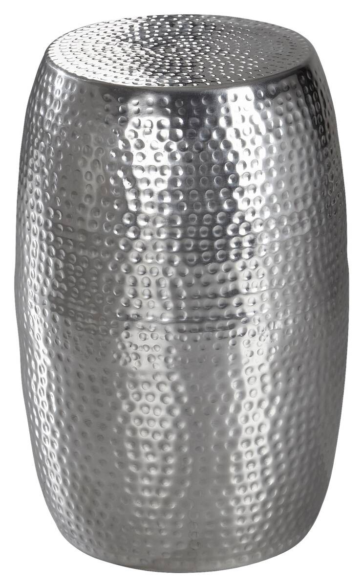 Beistelltisch silber Aluminium B/H/T: ca. 30x49,5x30 cm
