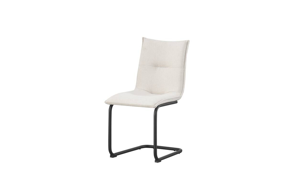 Schwingstuhl SONJA, 2er Set creme Webstoff B/H/T: ca. 46x89x57 cm