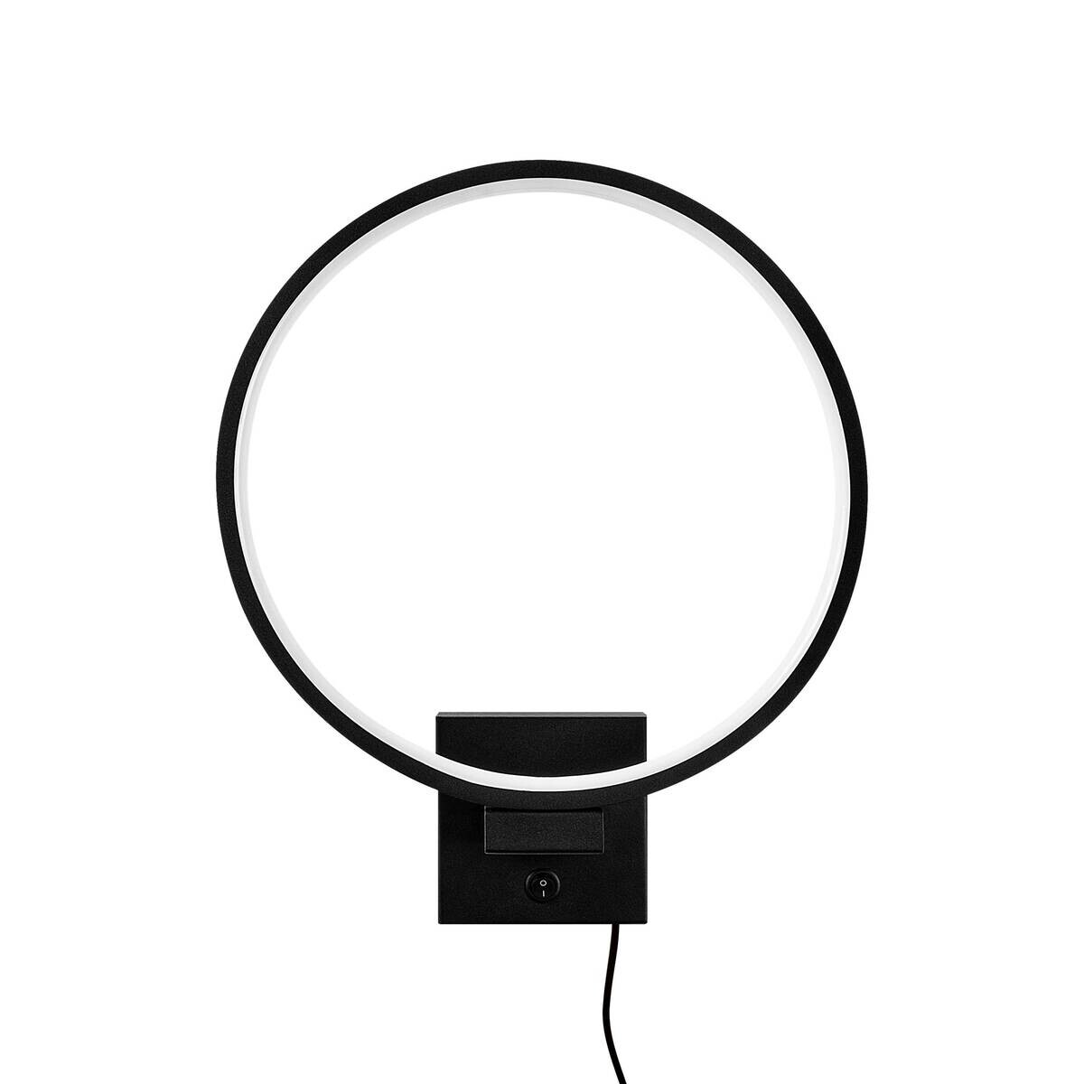 Opviq LED-Wandleuchte schwarz B/H/T: ca. 30x36x9 cm