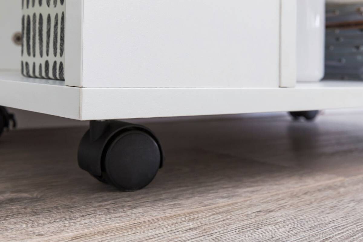 Regal weiß schwarz B/H/T: ca. 60x75x35 cm