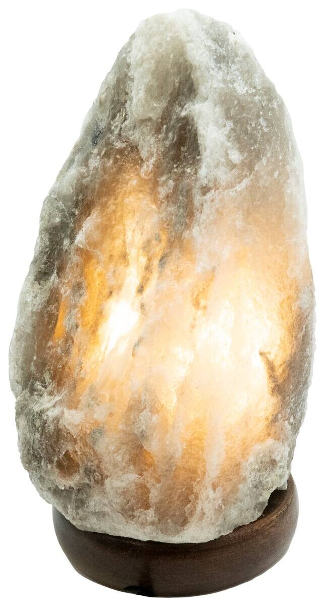 GLOBO Tischleuchte Stone grau braun Holz H/D: ca. 20,3x11,4 cm E14 1 Brennstellen