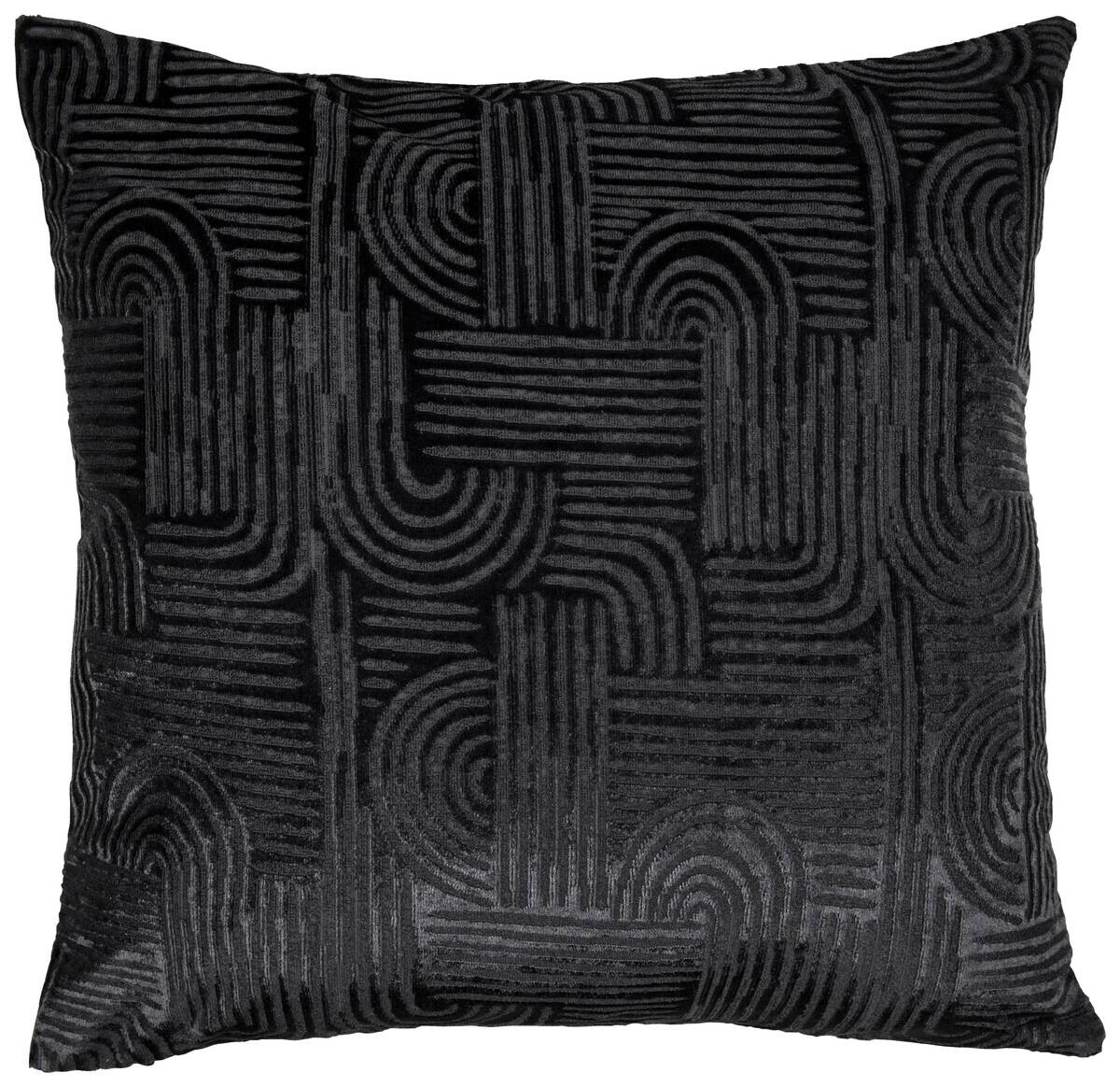 Dekokissen schwarz Polyester B/L: ca. 45x45 cm | Schwarz | 45,00/45,00 cm