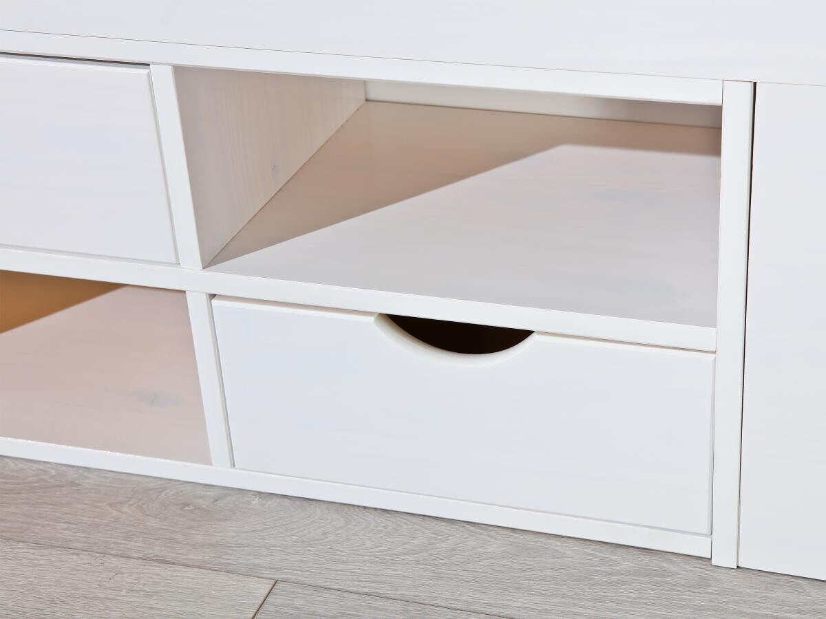 Funktionsbett Till weiß Liegefläche B/L: ca. 160x200 cm