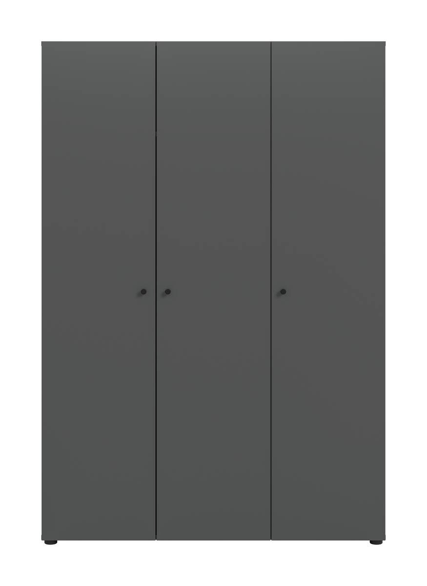 Kleiderschrank DARWIN anthrazit B/H/T: ca. 120x176x51 cm