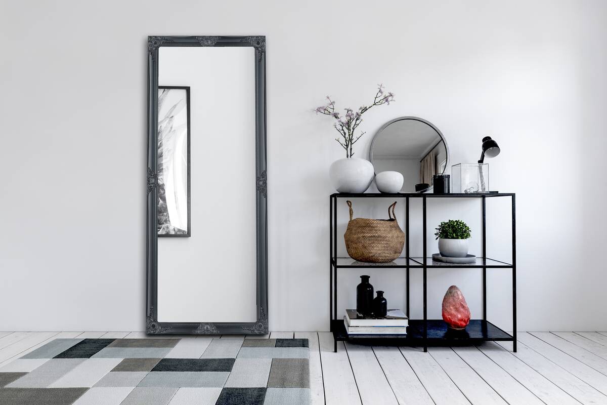 Rahmenspiegel Elsa schwarz B/H: ca. 70x170 cm