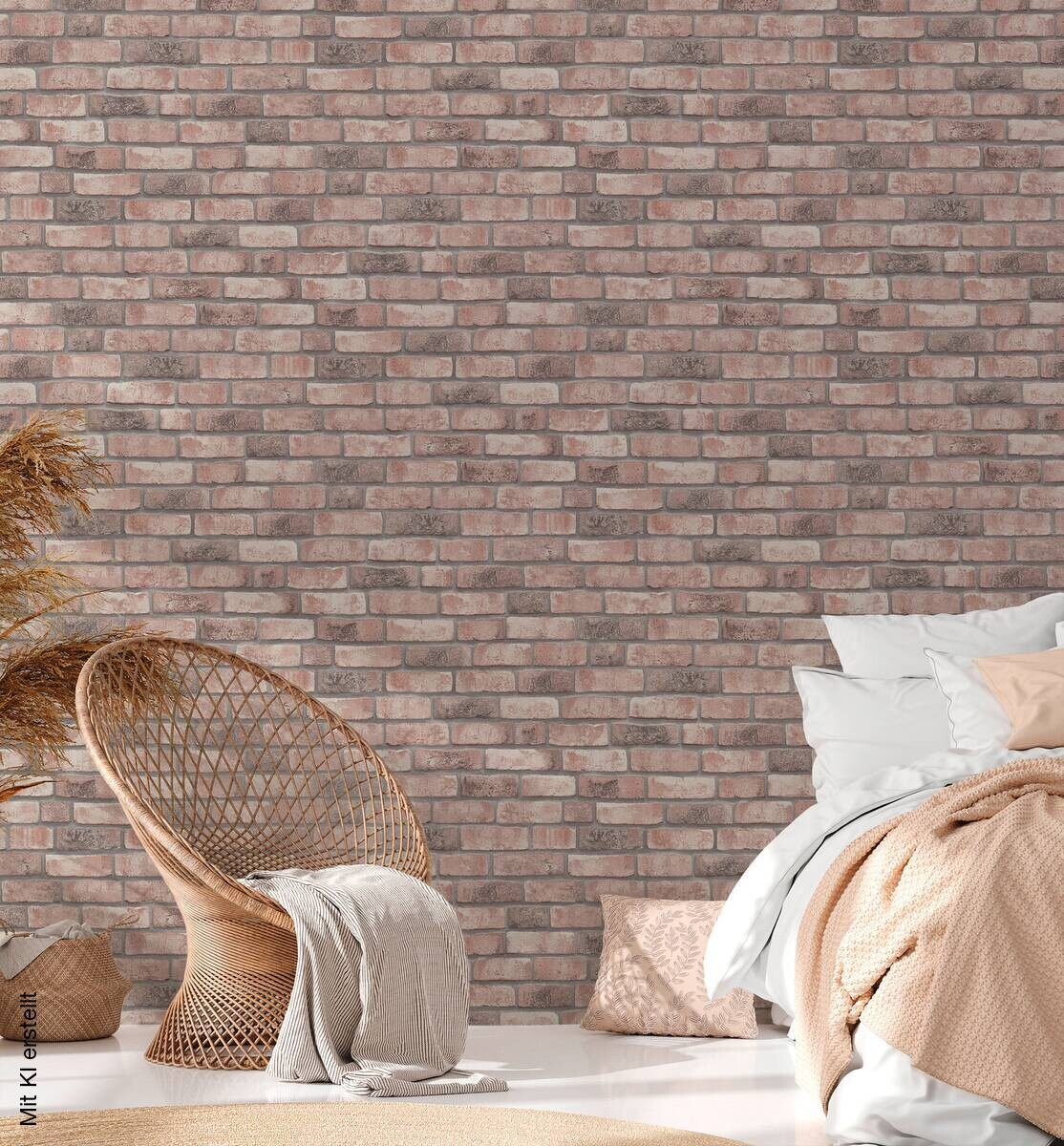 A.S.Creation Vliestapete beige B/H/D: ca. 53x1005x8,6 cm