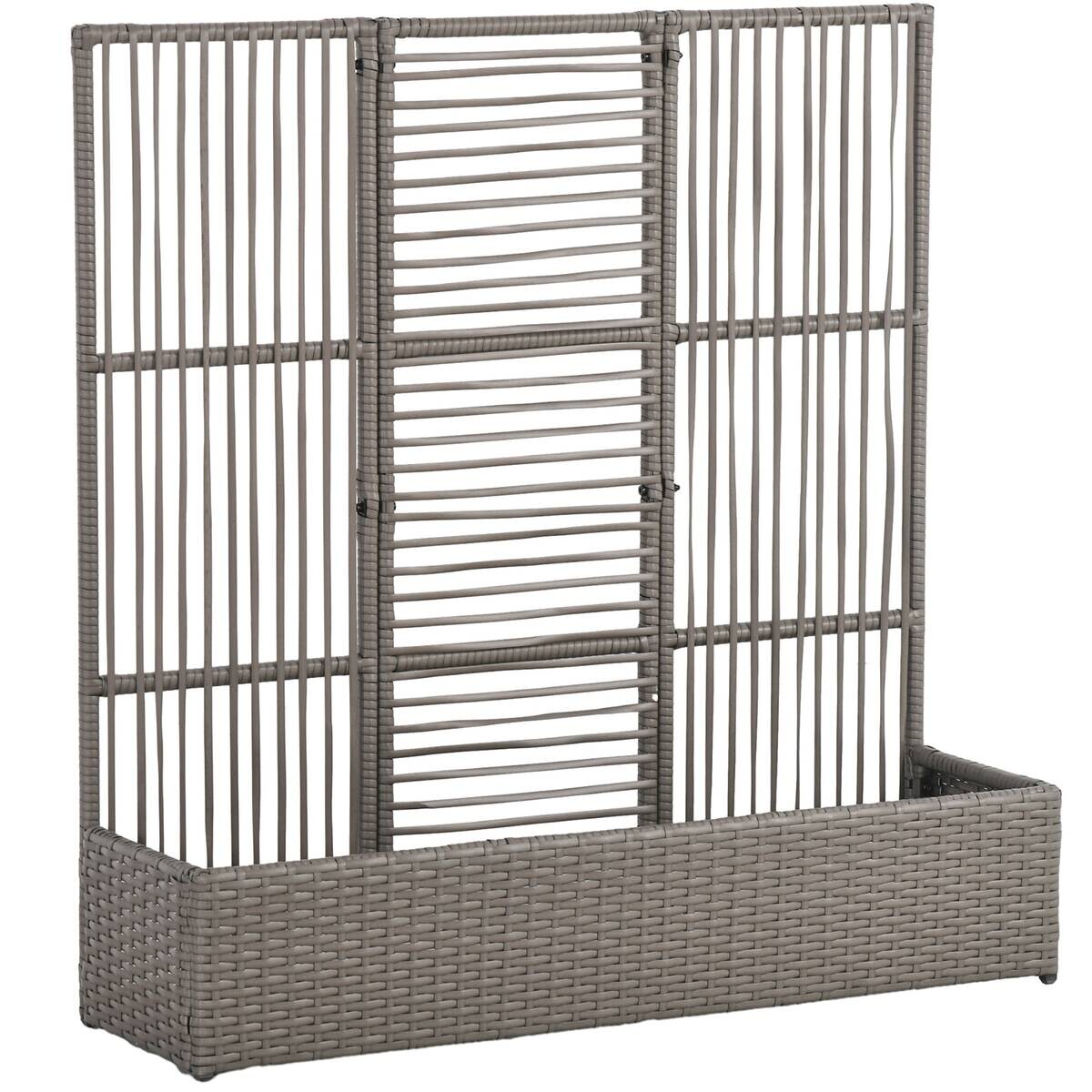 Outsunny Hochbeet grau B/H/T/L: ca. 29x103x29x103 cm