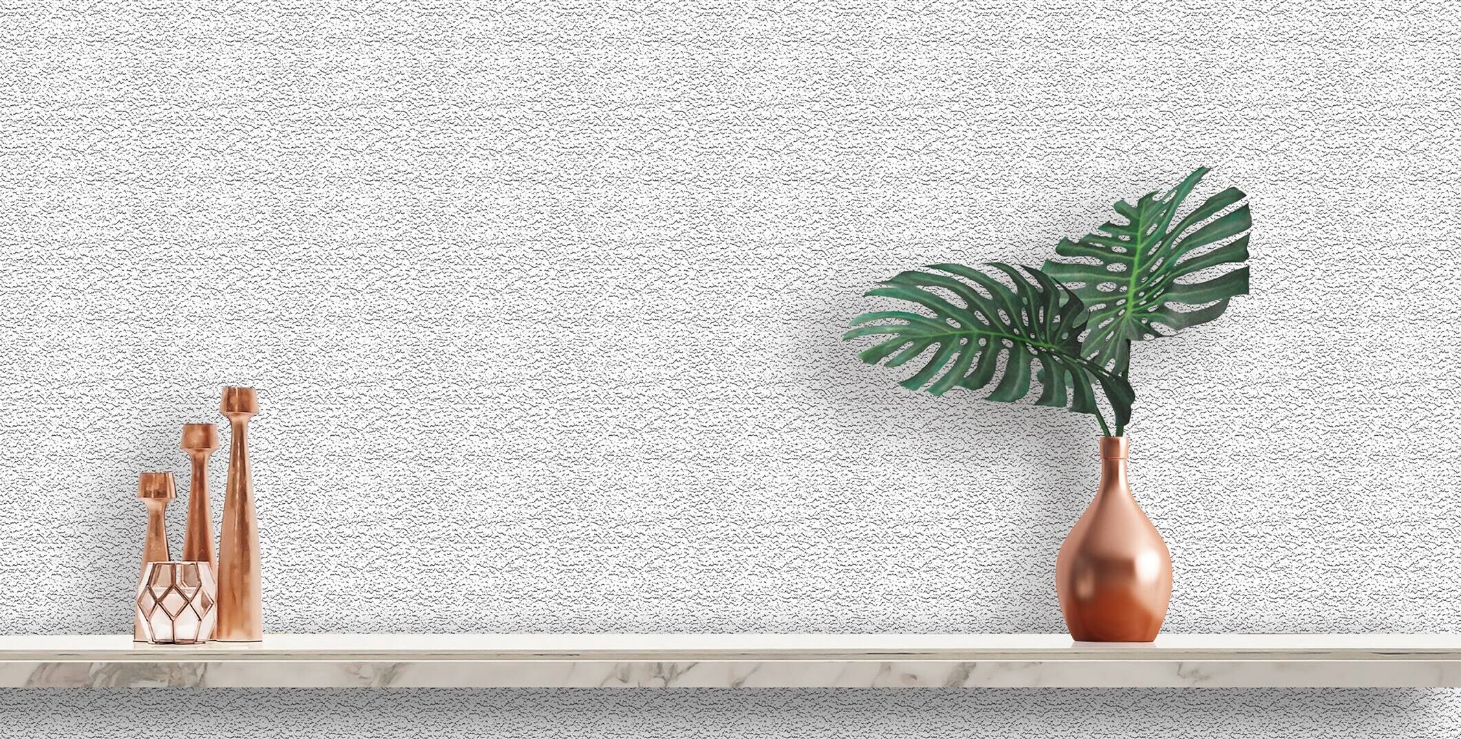 UGEPA Papiertapete Struktur weiß B/L: ca. 53x1005 cm