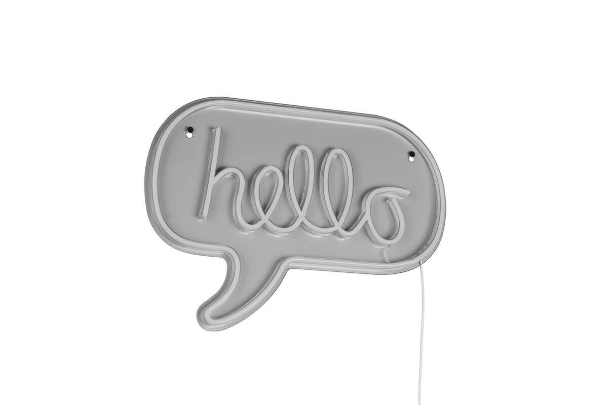 Reality LED-Wandleuchte Hello B/L: ca. 43x31 cm