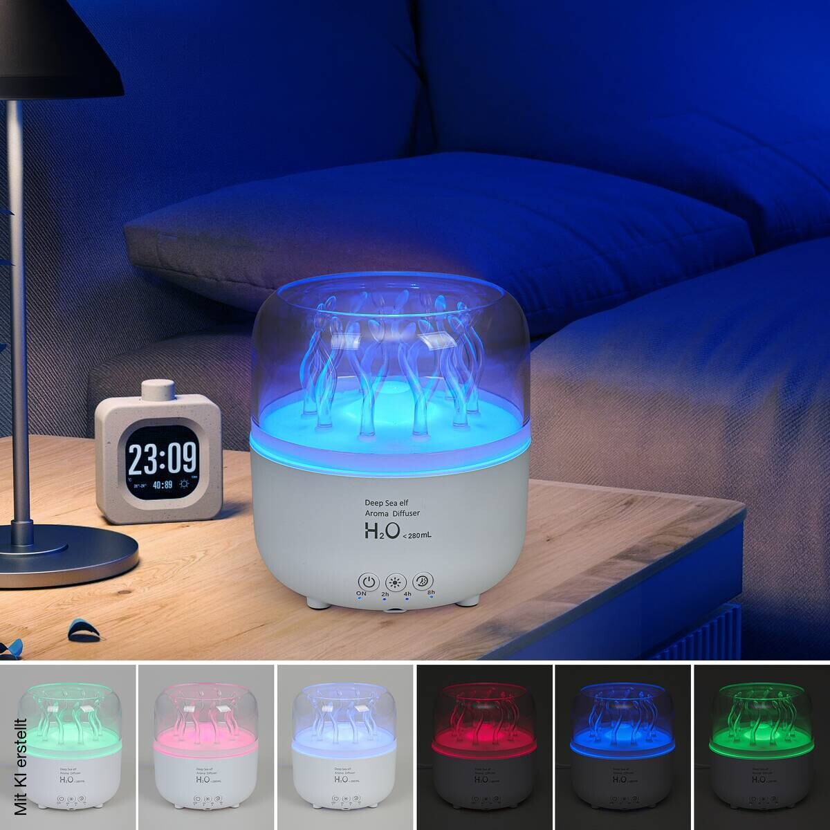 Nolo LED-Dekoleuchte Water H/D: ca. 14,5x13 cm