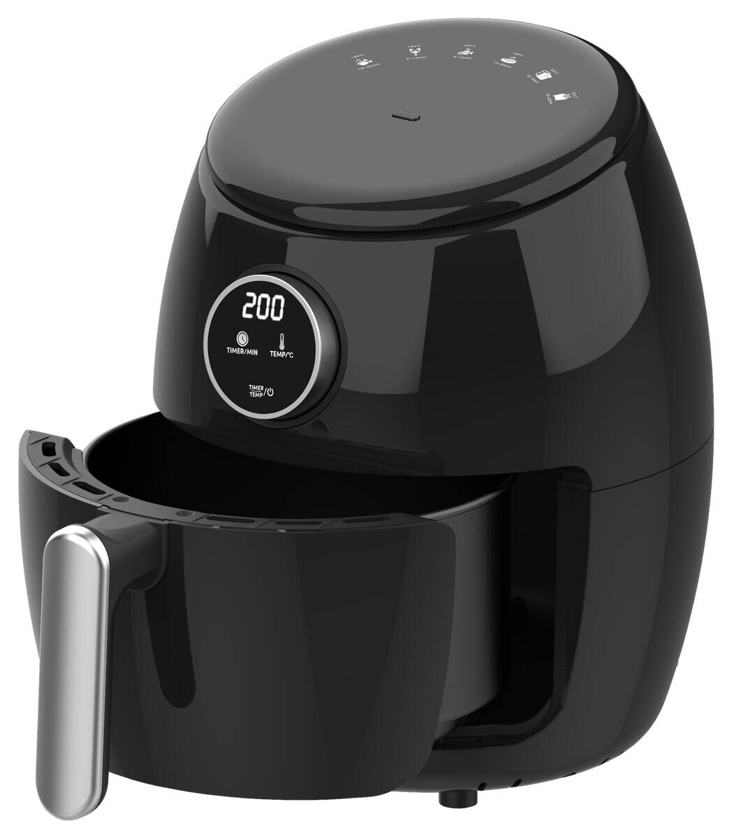 Emerio Heißluftfritteuse AF-132550.1 schwarz Kunststoff B/H/L: ca. 21,6x27,6x26,4 cm ca. 2 l