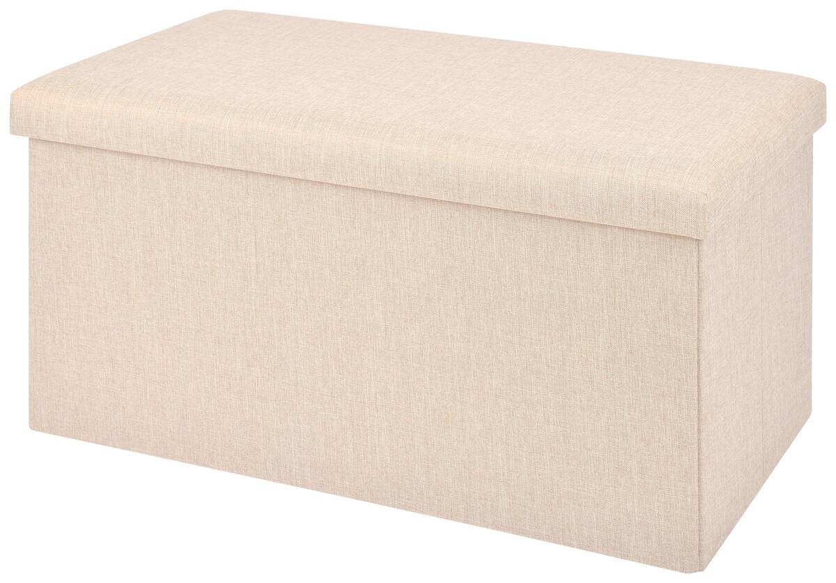 Bank beige B/H/L: ca. 38x38x76 cm