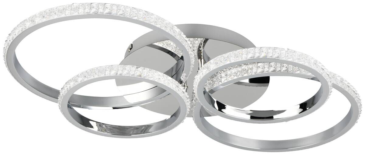 Reality LED-Deckenleuchte Cires Chrom Metall B/H/L: ca. 8,5x49,5x65,5 cm