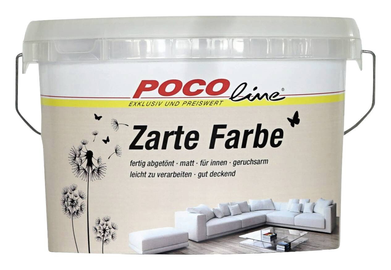 POCOline Raumfarbe Zarte Farben Buttercreme ca. 10 l
