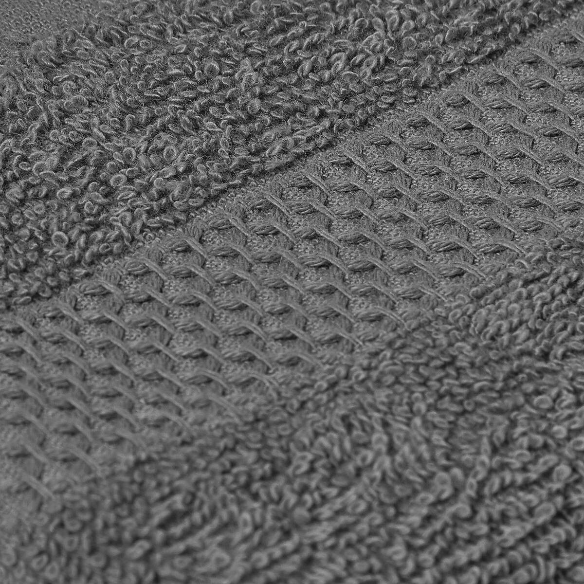 Gästehandtuch Lia anthrazit Baumwolle B/L: ca. 30x50 cm