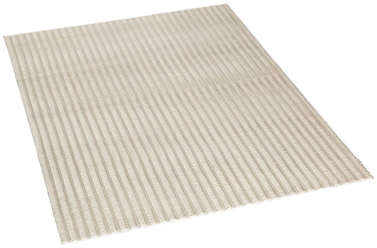 Kunstfell Stripy beige B/L: ca. 120x160 cm