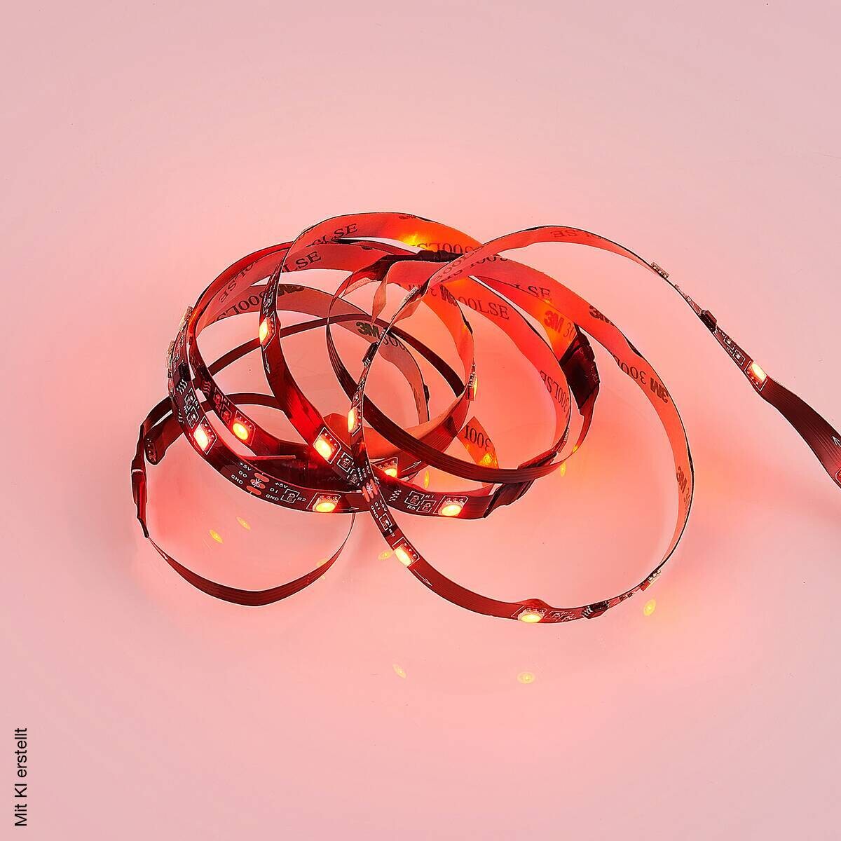 Lichtband schwarz Kunststoff B/L: ca. 1x120 cm
