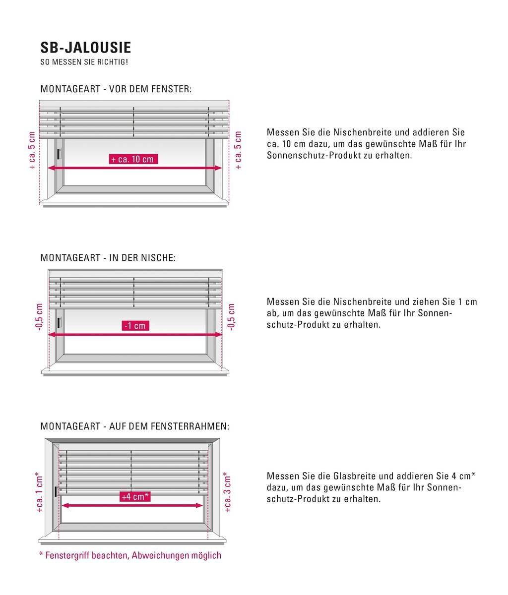 Alu-Jalousie silber B/L: ca. 100x220 cm