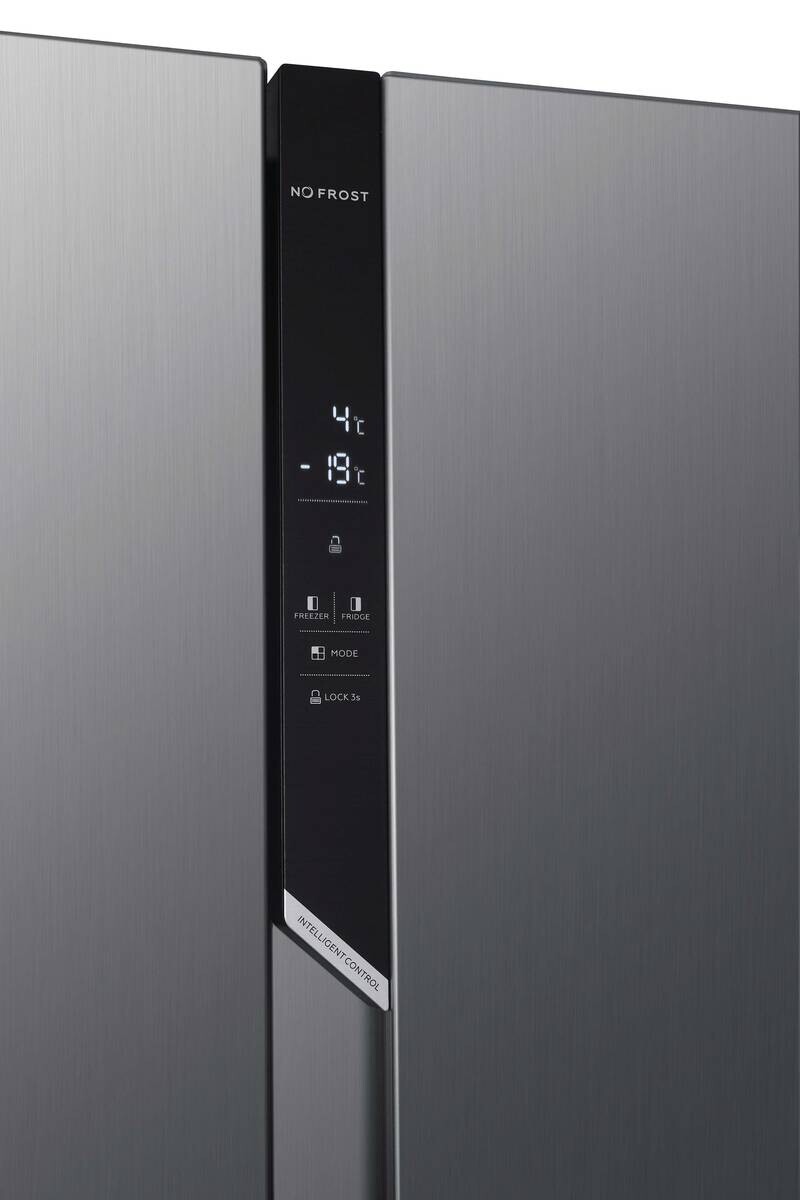 Hoover Side-by-Side HHSBSO6174DX dark Inox B/H/T: ca. 91x177x67 cm