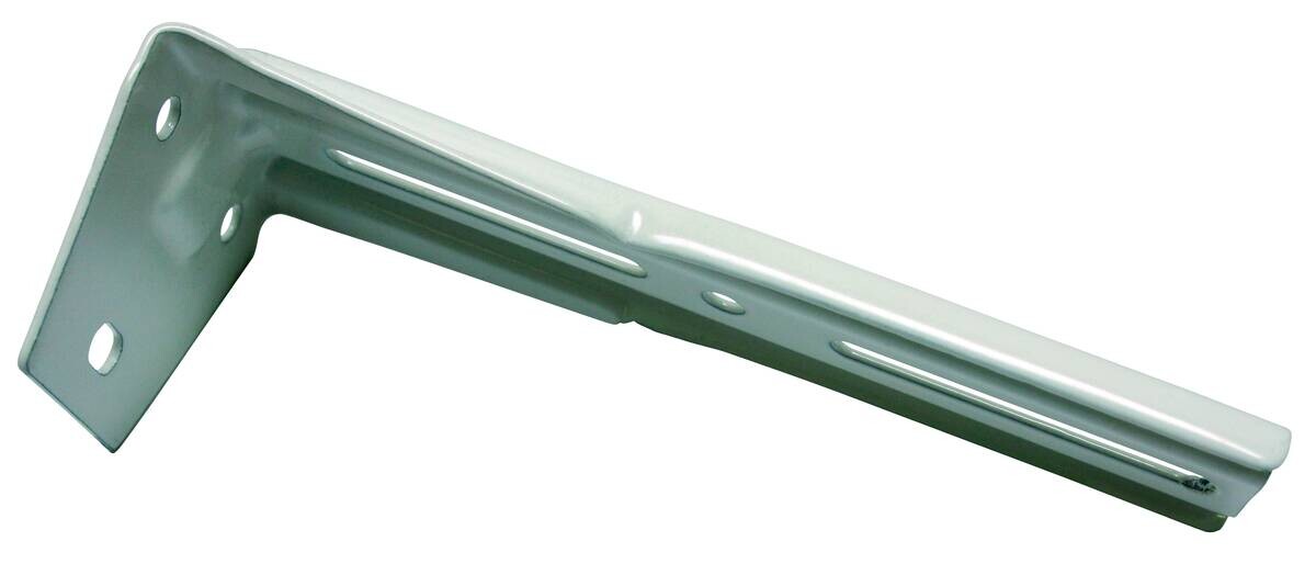Boviva Winkelträger für Flächenvorhangschiene silber Metall L: ca. 11 cm