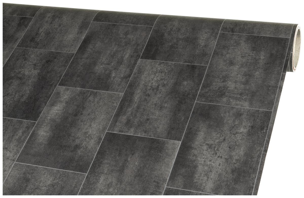 Vinylboden Mosa schwarz Kachel B: ca. 400 cm pro m²
